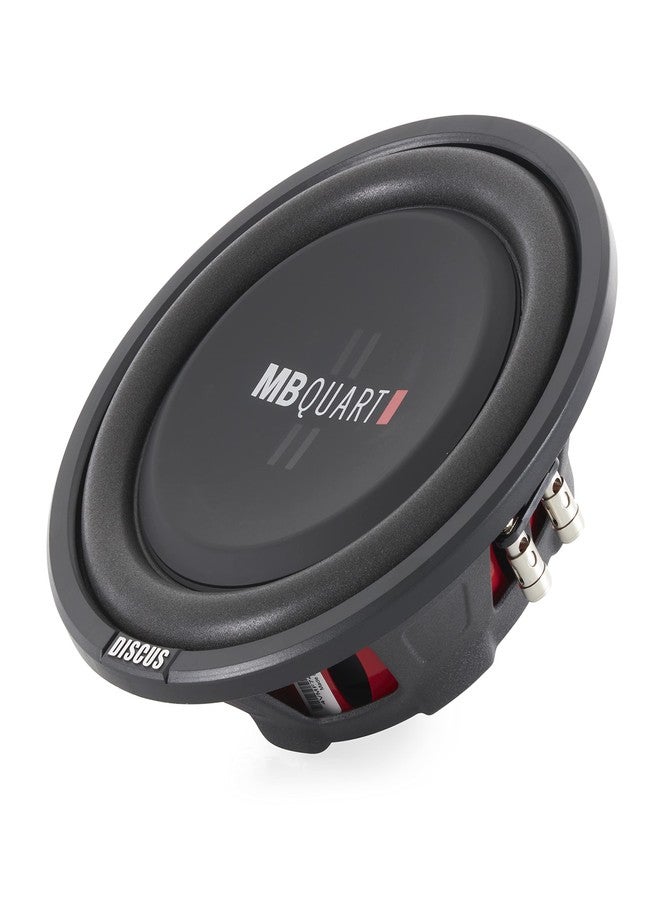 MB Quart DS Inch Shallow Space Saving Slim Subwoofer Car Speakers with Dual Voice Coil for Vehicle Sounds Audio Systems, Black - Image 1